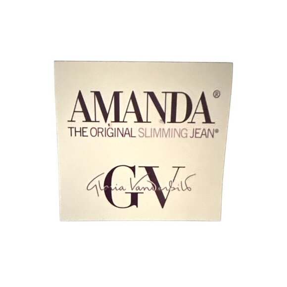 Gloria Vanderbilt Womens Amanda High Waisted Classic Straight Leg Jeans Sz 8 New - Picture 4 of 5